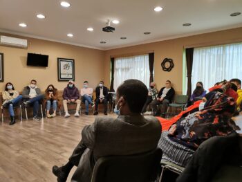 Training omtrent radicaliteit in Noord-Macedonië.